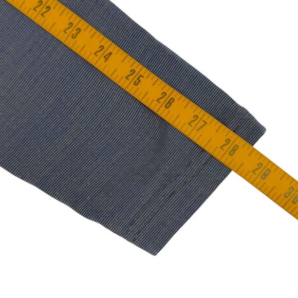 Voormi Men's Wool Blend Grid Fleece Camp Sweatshirt Blue Medium - Picture 8 of 10